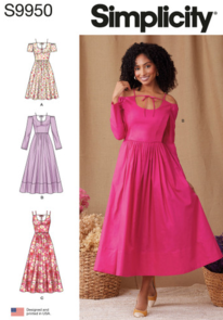 Simplicity Sewing Pattern Misses' Dress with Variations S9950