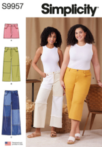 Simplicity Sewing Pattern Misses' and Women's Shorts and Pants S9957