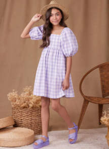 Simplicity Sewing Pattern Girls' Dress With Back Bodice S9964