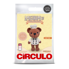 Circulo Amigurumi Kit (Cuddly Bear) - Chef Toby