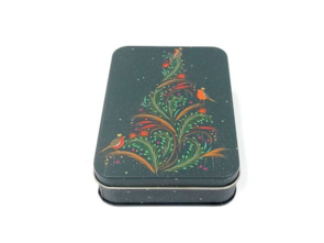 Botanical Homeware Sara Miller Chrismas Robins Tin