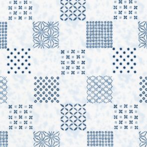 Robert Kaufman Shibori Blues - White