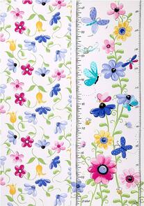 Susybee Flutter the Butterfly Growth Chart 75cm/ 29.5" Panel