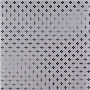 Sevenberry  Daisies and Dots Navy on White