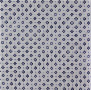 Sevenberry  Small Floral - Navy on White