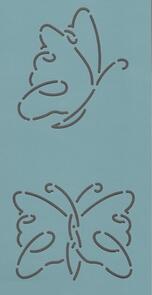 The Stencil Company  Quilting Stencil - Mini Block #63-3'' (Butterfly)