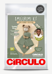 Circulo Amigurumi Kit (Lovey Blanket ) - Teddy Bear