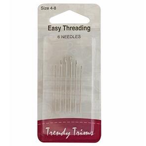Trendy Trims  Easy Thread Needles - 4-8