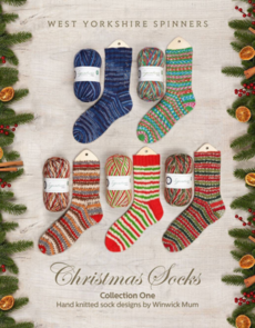 West Yorkshire Spinners Christmas Socks Collection One - Knitting Book
