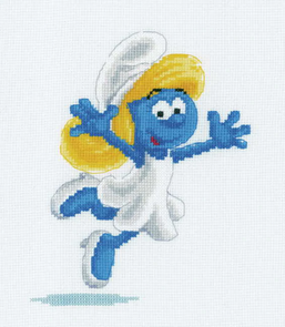 Vervaco  Cross Stitch Kit - The Smurfs Smurfette #1