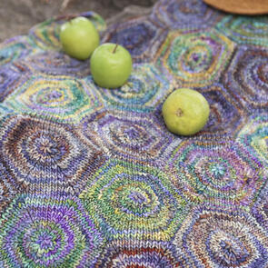 Malabrigo Springbanks - Hexagon-motif Blanket