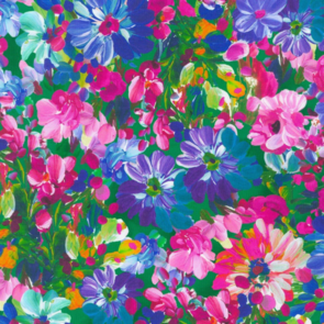 Robert Kaufman Painterly Petals - Meadow - Garden SRKD-22272-238 GARDEN