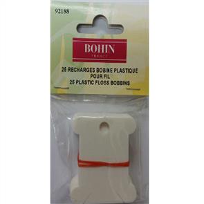 Bohin - Plastic Floss Bobbins 25/pack