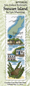 Lyn Manning Cross Stitch Kit Bookmarks - Stewart Island