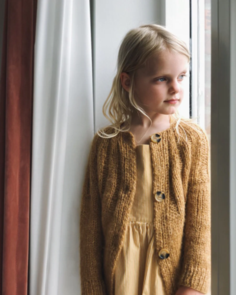 Petite Knit Sunday Cardigan Junior - Knitting Pattern / Kit