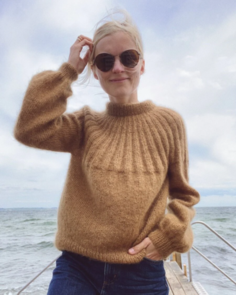 Petite Knit Sunday Sweater - Mohair Edition - Knitting Pattern
