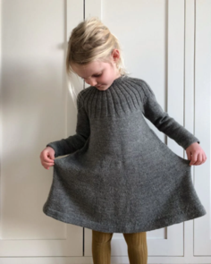 Petite Knit Sunday Dress - Knitting Pattern / Kit