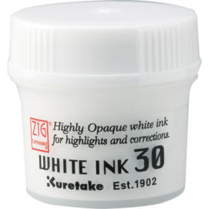 KURETAKE ZIG CARTOONIST WHITE INK 30