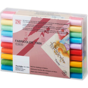 KURETAKE ZIG FABRICOLOR TWIN 30 colours set