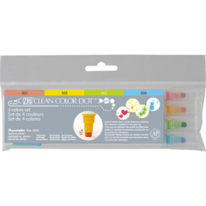KURETAKE ZIG Clean Color Dot -  Twin - 4 Colour Set