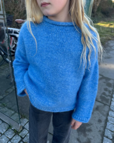 Petite Knit Cloud Sweater Junior - Knitting Pattern / Kit