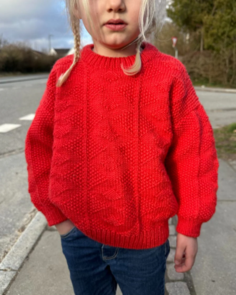 Petite Knit Esther Sweater Junior - Knitting Pattern / Kit