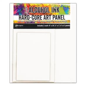 Ranger Ink Tim Holtz Alcohol Ink Hard Core Art Panel - Rectangle Asorted