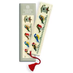 Textile Heritage Cross Stitch Kit Bookmark - Garden Birds
