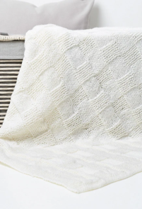 Rowan Knitting Kit / Pattern - Basket Weave Blanket