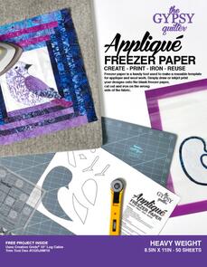 The Gypsy Quilter  Freezer Paper 8 1/2in x 11in Heavy Weight 50ct