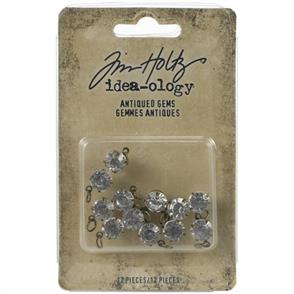 Idea-Ology Metal Adornments 12/Pkg - Antiqued Gems