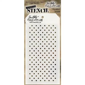 Stampers Anonymous Tim Holtz Layering Stencil - Polkadot