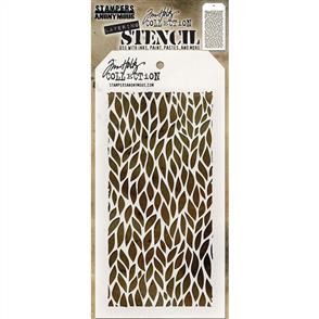 Stampers Anonymous Tim Holtz Layering Stencil - Leafy
