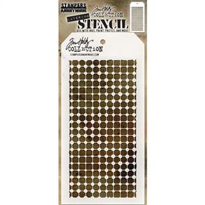 Stampers Anonymous Tim Holtz Layering Stencil - Grid Dot