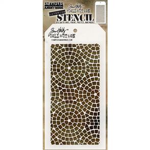 Stampers Anonymous Tim Holtz Layering Stencil - Mosaic