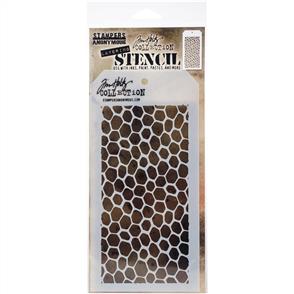Stampers Anonymous Tim Holtz Layered Stencil - Hive