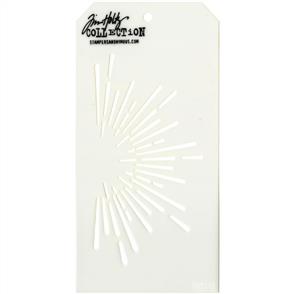 Stampers Anonymous Tim Holtz Layering Stencil - Burst