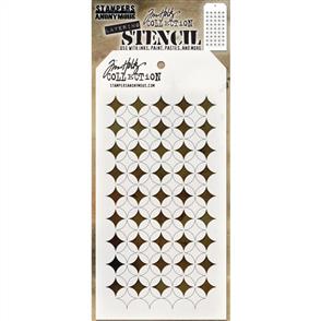 Stampers Anonymous Tim Holtz Layering Stencil - Shifter Burst