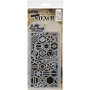 Stampers Anonymous Tim Holtz Layered Stencil 4.125"X8.5" - Stampers Anon