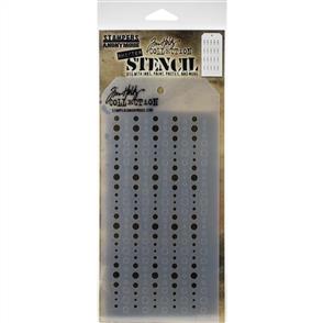 Stampers Anonymous Tim Holtz Layered Stencil 4.125"X8.5" - Shifter Baubles