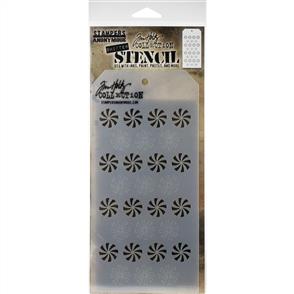 Stampers Anonymous Tim Holtz Layered Stencil 4.125"X8.5" - Shifter Peppermint