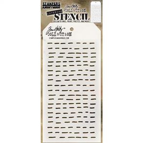 Stampers Anonymous Tim Holtz Layering Stencil - Dashes