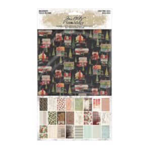 Idea-Ology Tim Holtz Backdrops - Christmas 2024