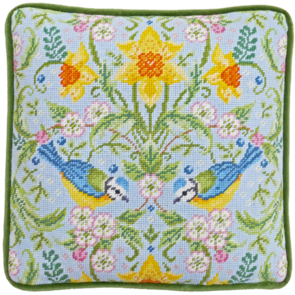 Bothy Threads Tapestry Kit - Spring Blue Tits