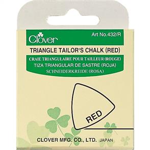 Clover Triangle Tailors Chalk (Red)