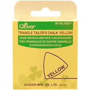 Clover Triangle Tailors Chalk (Yellow)