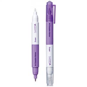 Clover Air-Erasable Marker W/Eraser (Purple)