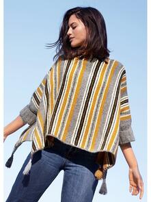 Lana Grossa Pattern / Kit - Ecopuno - Womens Poncho (0206)