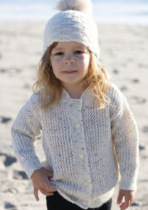 Alpaca Yarns Tweedie Sox Mesh Cardigan - Knitting Pattern / Kit
