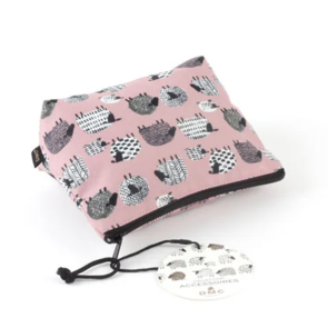 DMC Accessory Bag with Zip - Sheep Pink